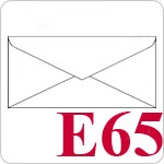 Евро конверты белого цвета Е65