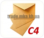 Купить крафт конверт С4