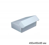  Коробка 450х450х95 мм картонная самосборная белая